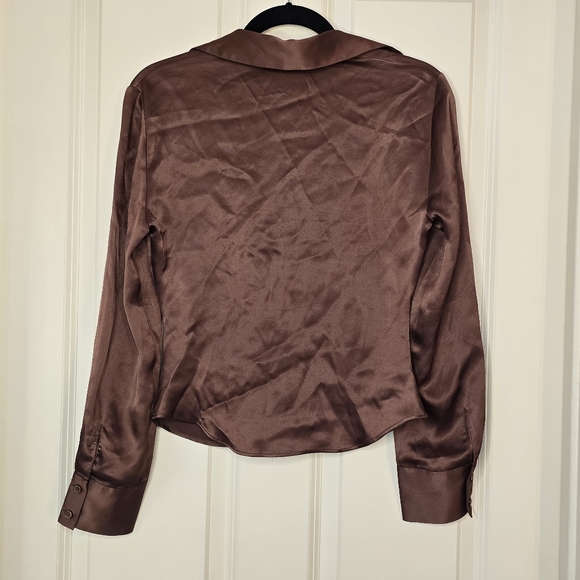 EUC Brown Blouse - Picture 2 of 3
